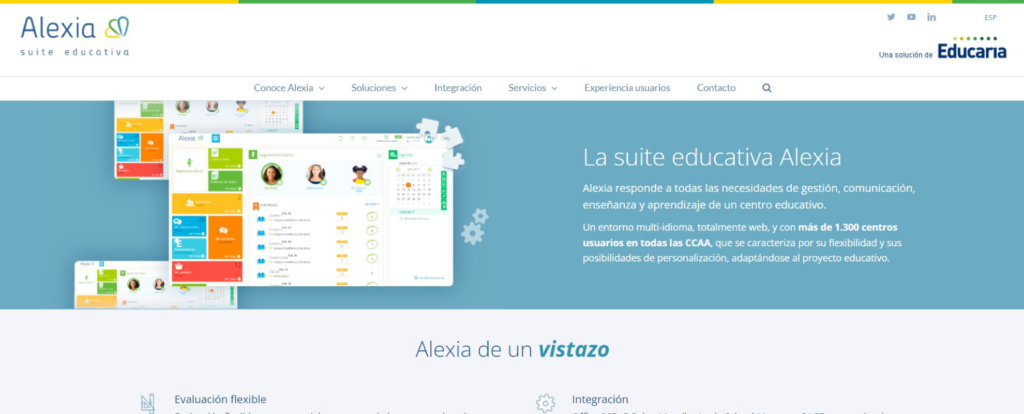 Alexia Suite Educativa - 9 plataformas de gestión para centros educativos que te harán la vida más fácil